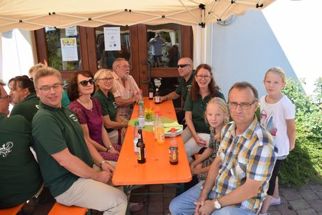 Zufriedene Pfarrfest-Besucher...